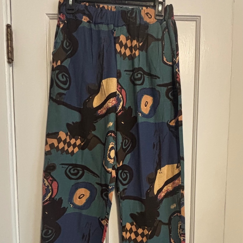 Fun Funky Pants/ Palazzo Pants size XL fits L